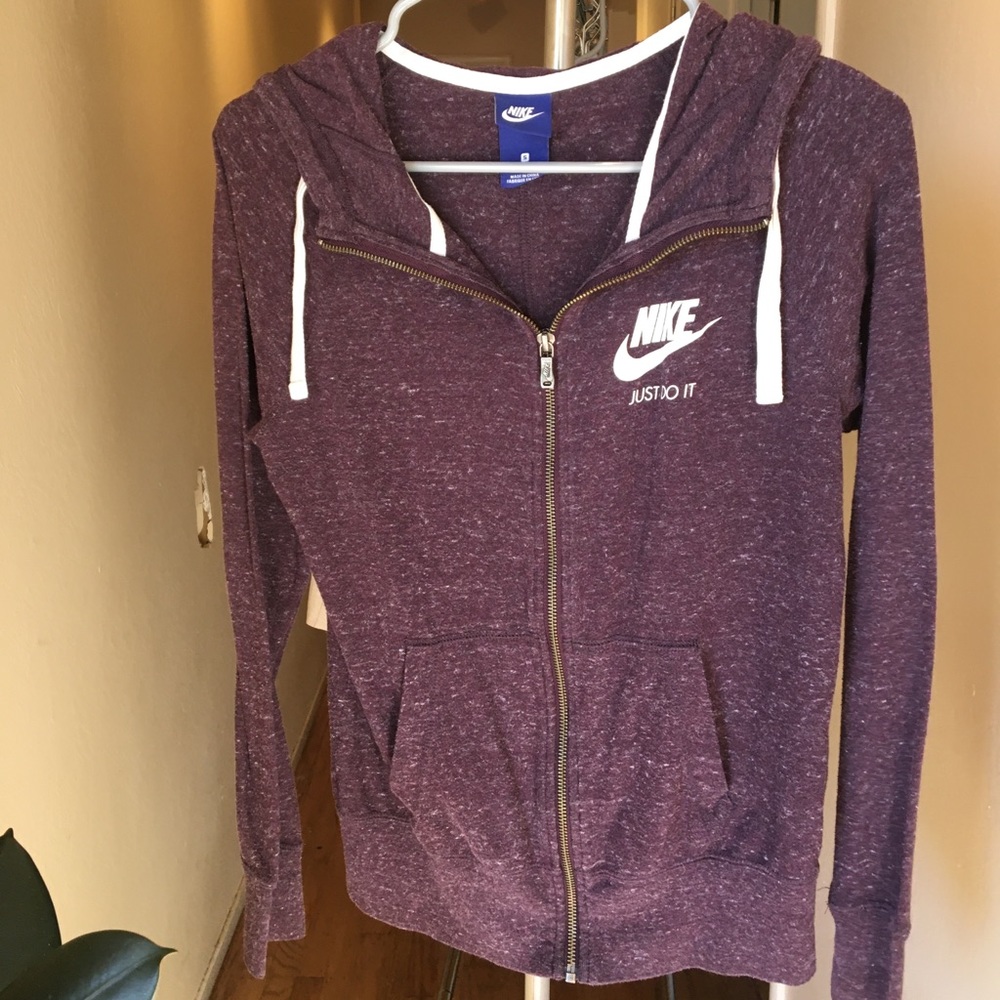 Purple Nike Women's Sportswear Vintage Zip Hoodie